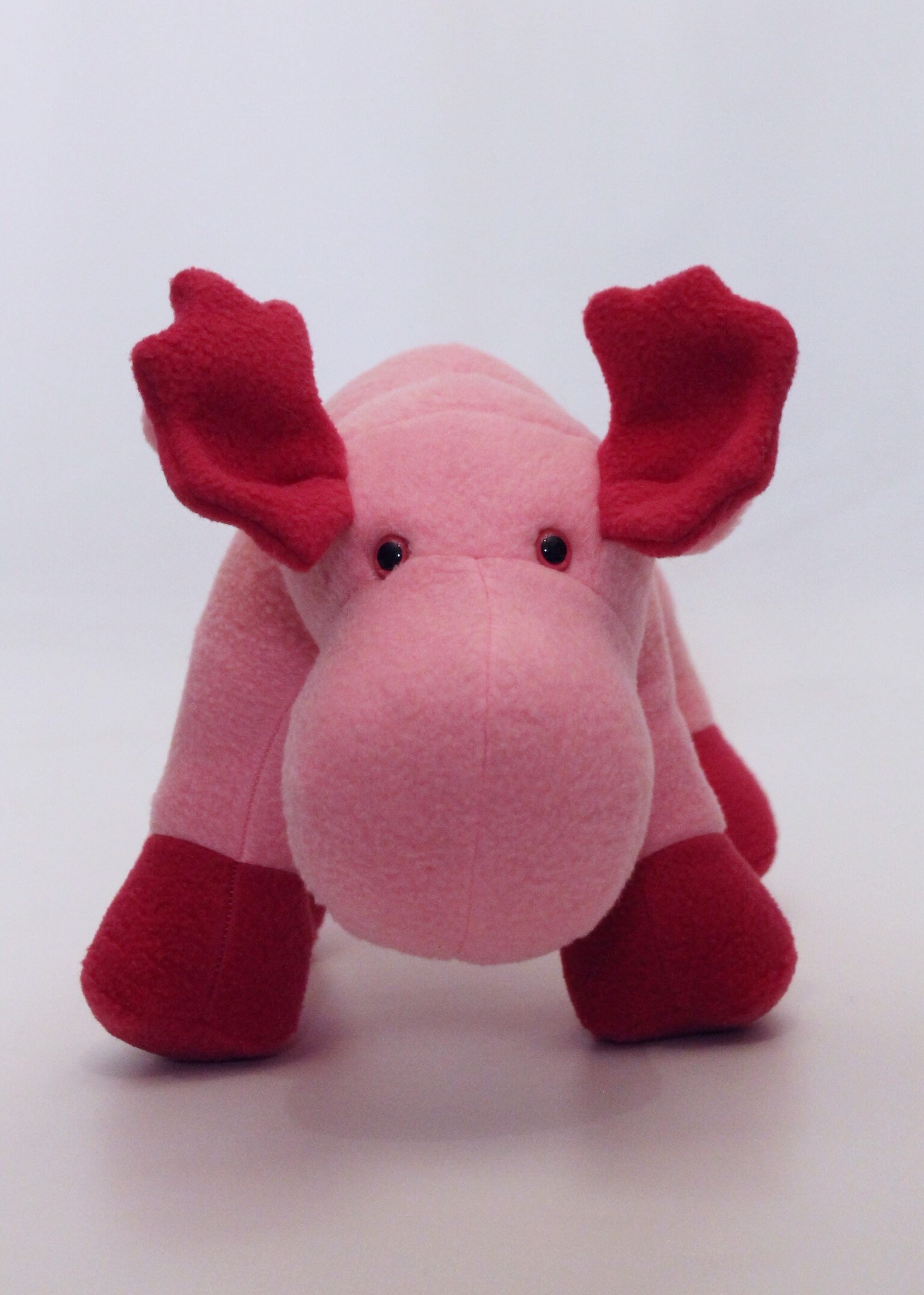 pink moose stuffed animal