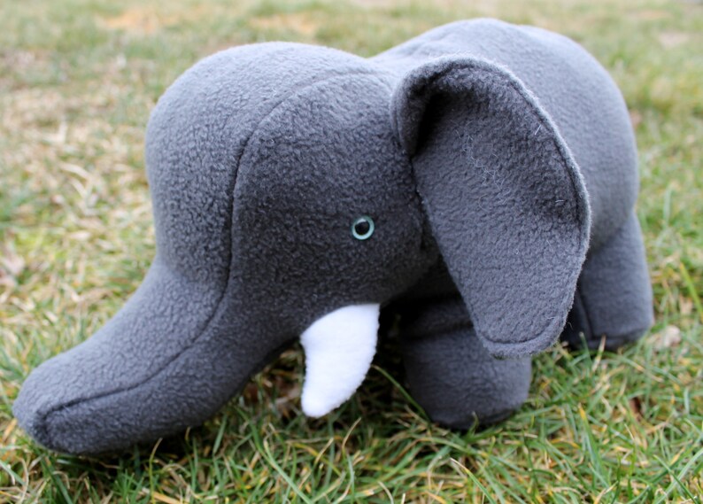 Large Stuffed Elephant image 5