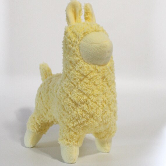 yellow llama stuffed animal