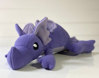 Purple Plush Baby Dragon