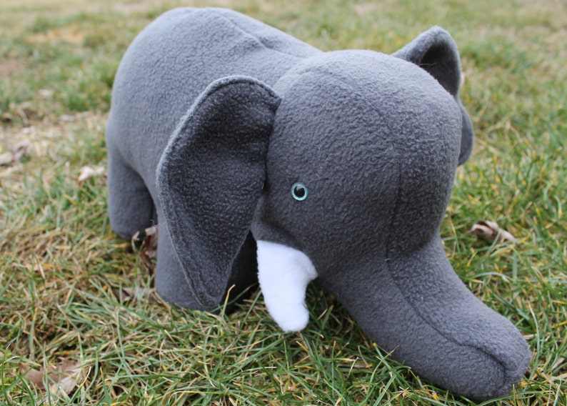 Large Stuffed Elephant image 6