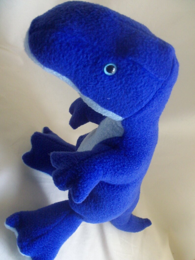 Blue T Rex Plush Toy | Etsy