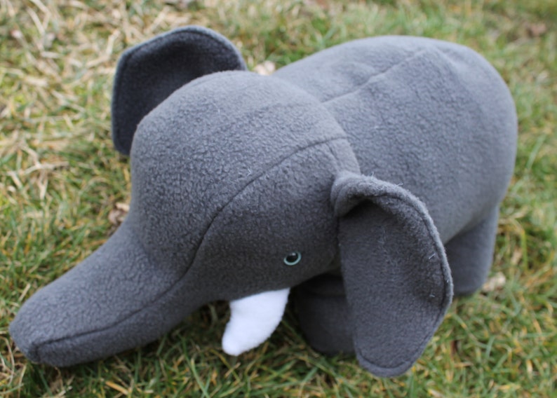 Large Stuffed Elephant image 4