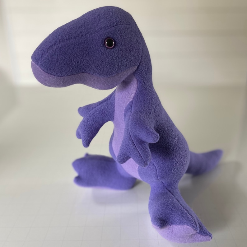 Purple T Rex Plush Toy | Etsy