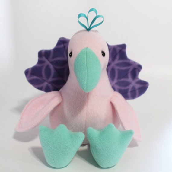 peacock plush