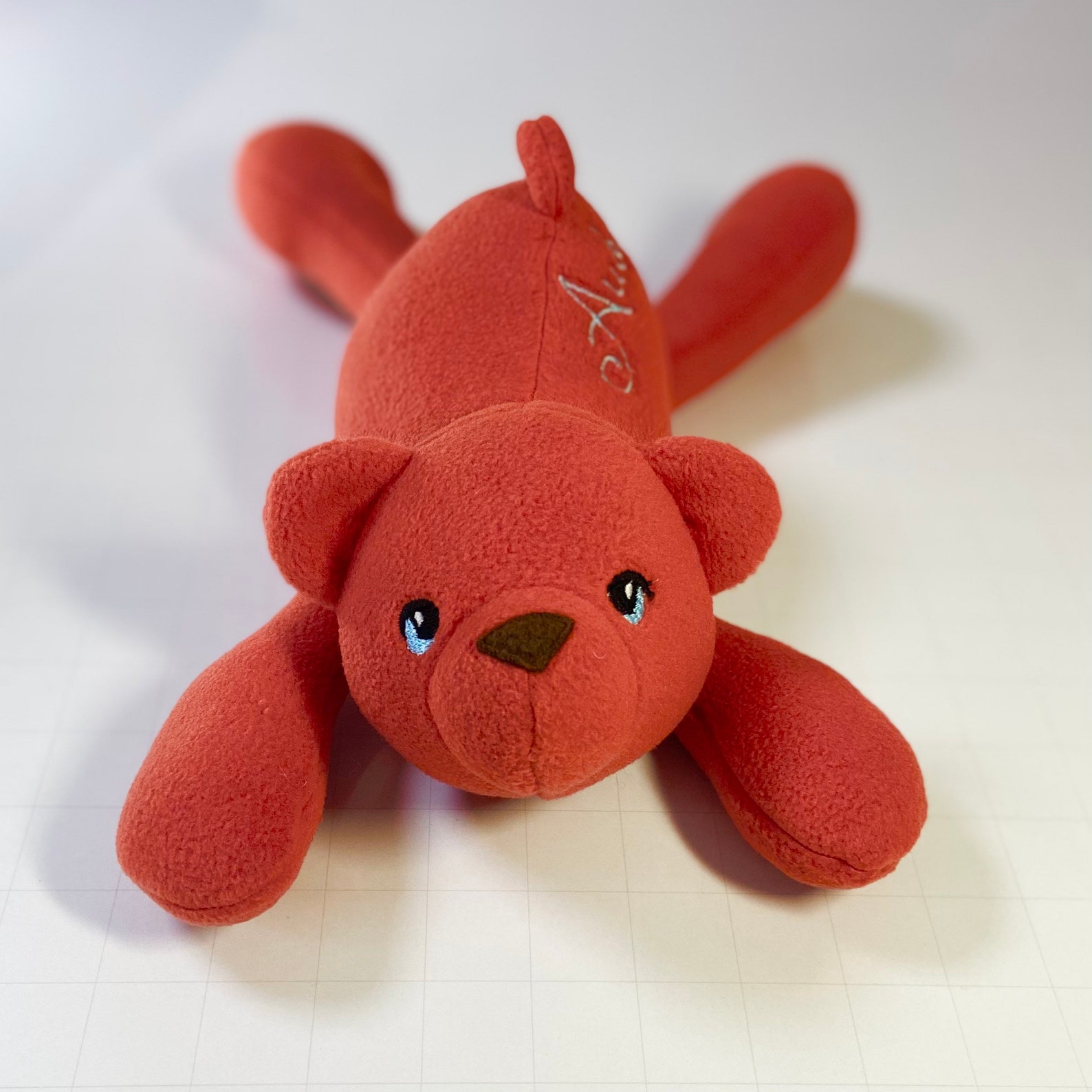 Orange Teddy Bear Etsy 