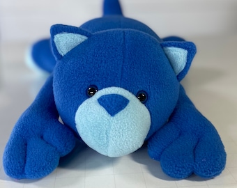 Blue Plush Cat