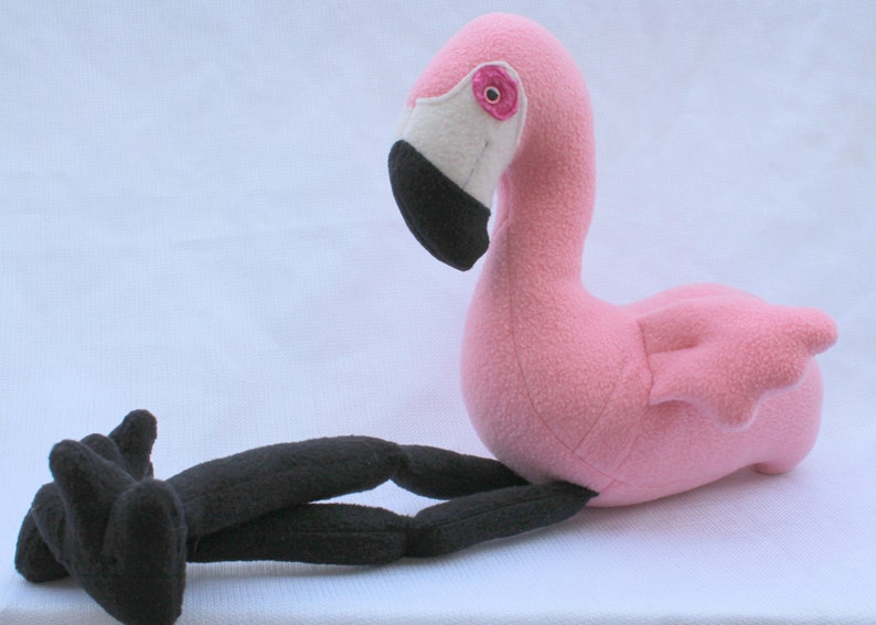 Pink Flamingo Plush Toy | Etsy