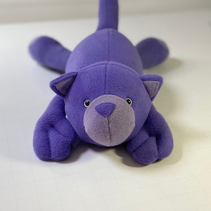 Purple Plush Cat