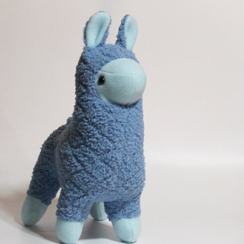 Blue Plush Llama | Etsy
