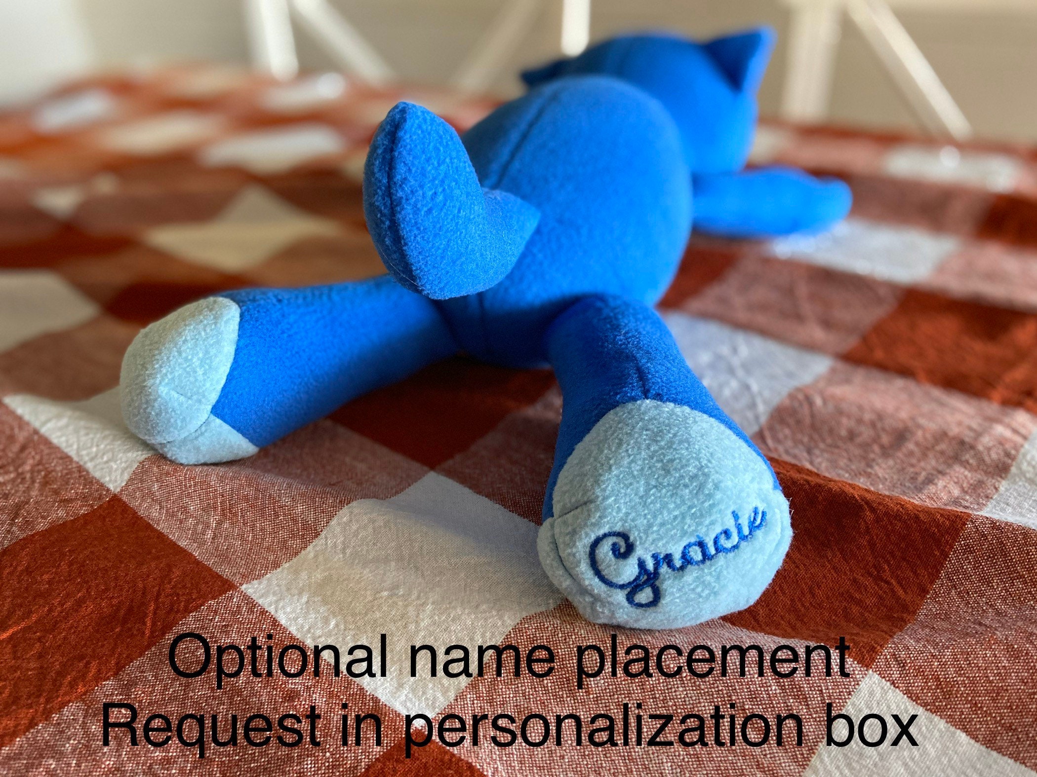 Blue Plush Cat Etsy Canada