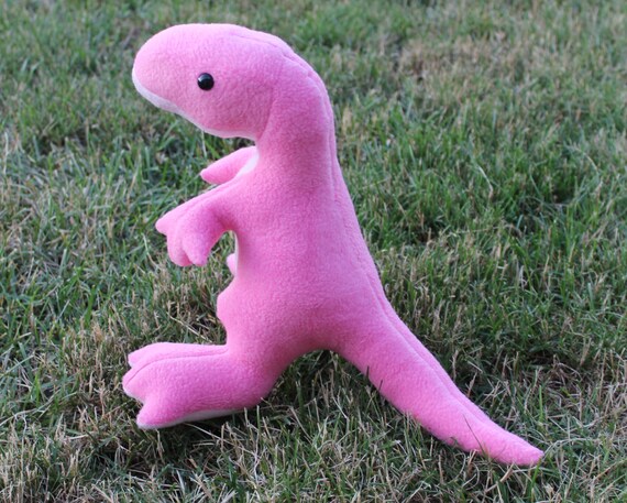 pink t rex plush