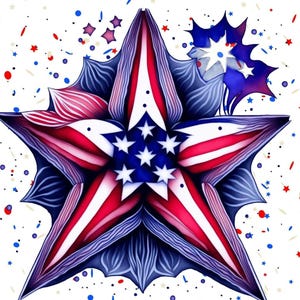 Stars Of Glory-quiltpaneel en 6 of 12 blokken, patriottische sterrenquilt, sterrenquiltpaneel en blokken, stoffencollectie