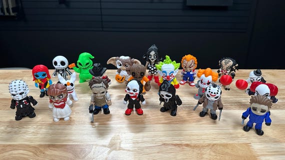 Halloween Mini Articulated Figures