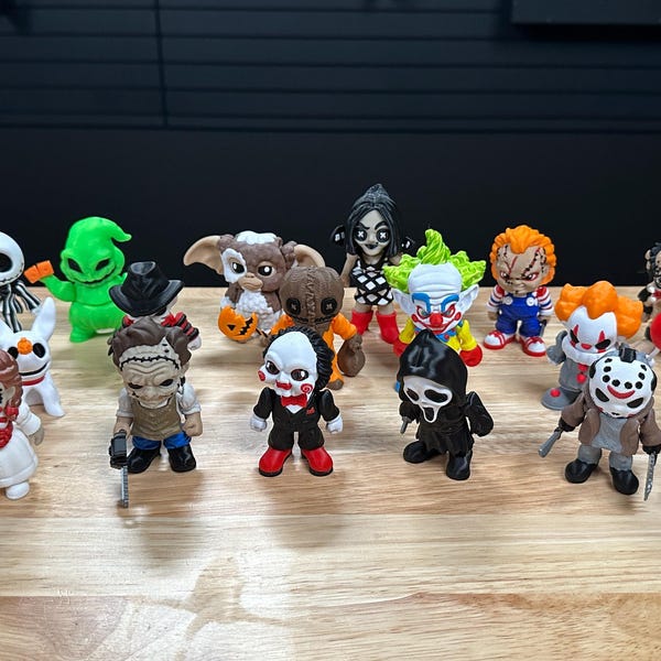 Halloween Mini Articulated Figures