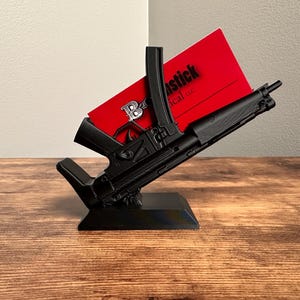 MP5 Business Card Holder - MP5 - Custom Business Card Holder - Gun Business Card Holder