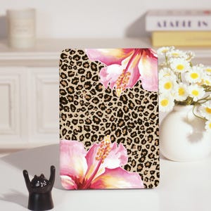 Leopardblommor Kindle Personligt För Skal Paperwhite 1/2/3/4, Skal Paperwhite, Skal Paperwhite 6", Kindle 2019/2022, Skal Kindle Paperwhite