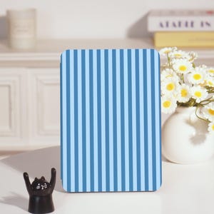 Blue Stripes Kindle Personalized For Case Paperwhite 1/2/3/4, Paperwhite Case, Paperwhite 6“, Kindle 2019/2022, Kindle Paperwhite Cover