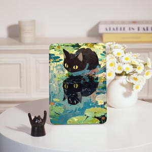 Black Kitten Kindle Personalized For Case Paperwhite 1/2/3/4, Paperwhite Case, Paperwhite 6“, Kindle 2019/2022, Kindle Paperwhite Cover