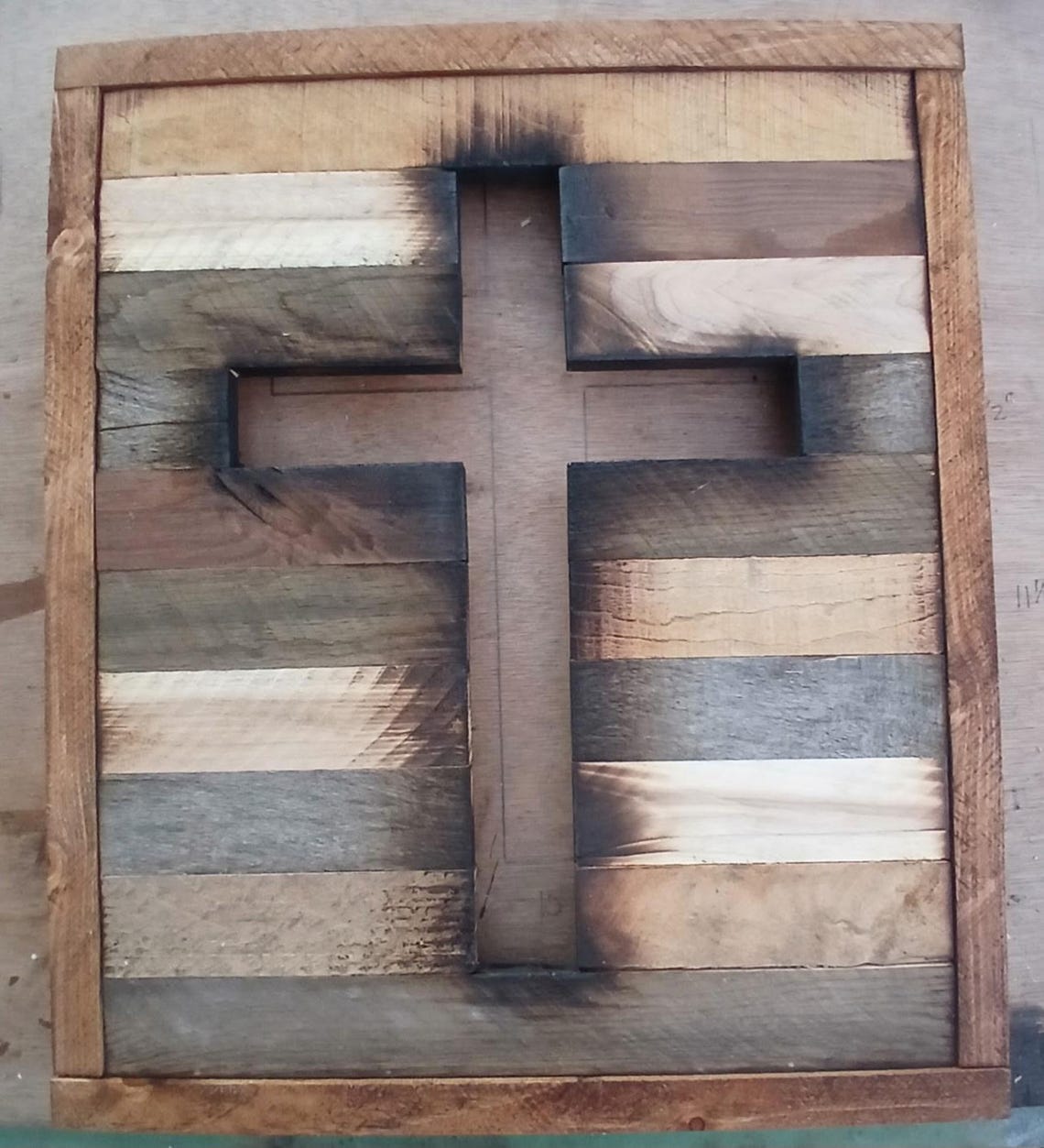 Simple Rustic Cross Image Rustic/farmhouse Wooden Cross - Etsy