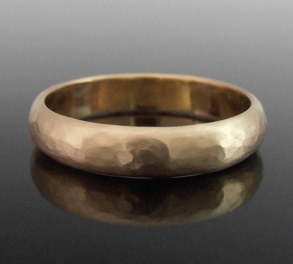 Hammered 14k gold ring clearance
