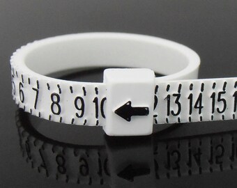 Plastic Ring Sizer, Belt Style, Ring Size Gauge