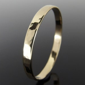 Hammered 18k Gold Wedding Band, 18k Gold Wedding Ring, Hammered Gold Ring, 18k Gold Wedding Band Ring, 18k Gold Ring, 2.5 mm, 3 mm or 4 mm