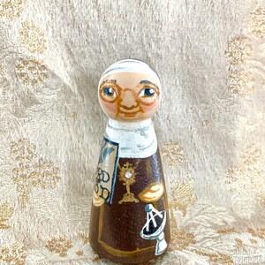 Mother Angelica of EWTN Catholic Saint Doll Wooden Toy Made to Order image 9