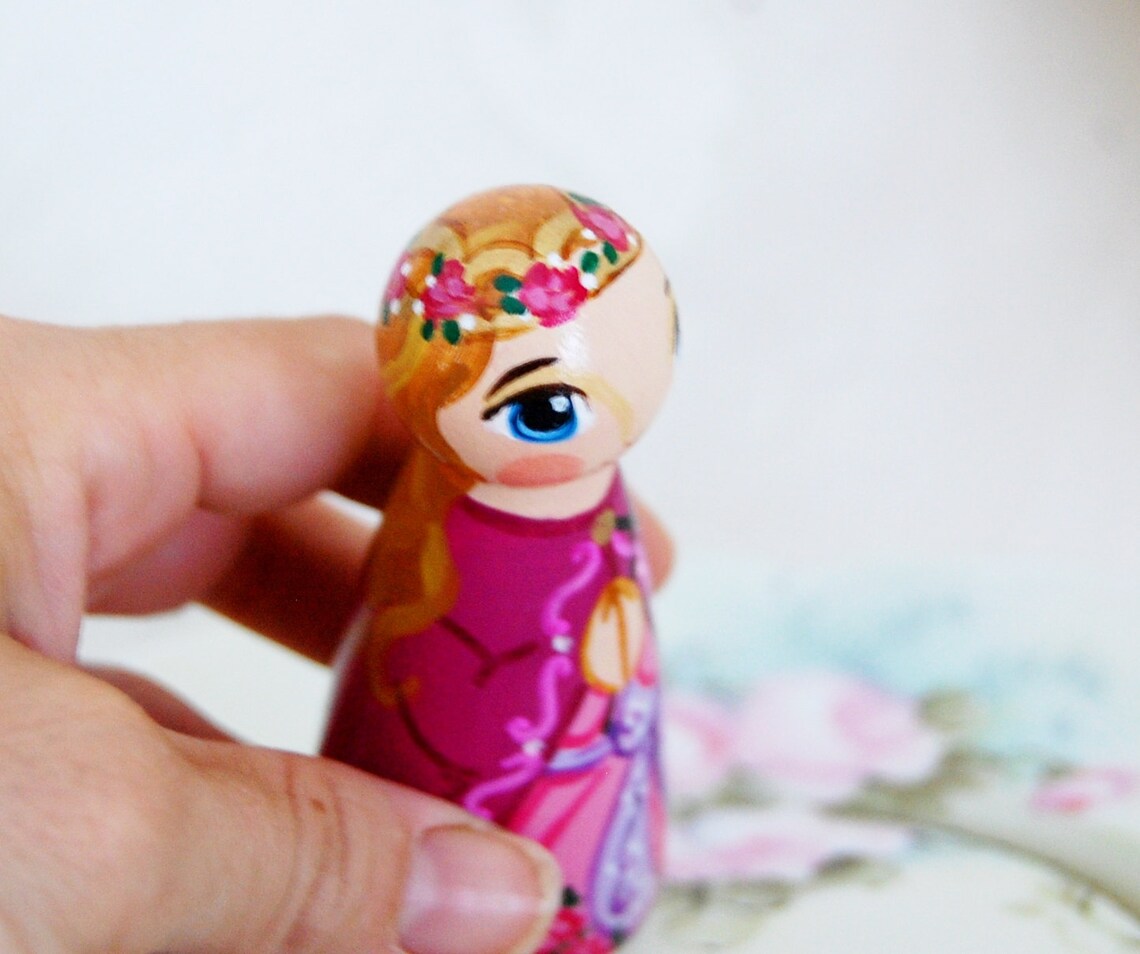 St Adelaide Wooden Toy Catholic Saint Doll Made to Order Etsy