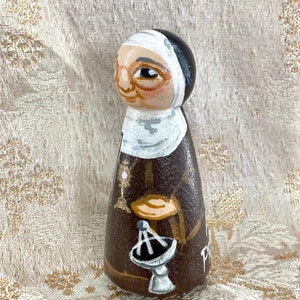 Mother Angelica of EWTN Catholic Saint Doll Wooden Toy Made to Order image 10
