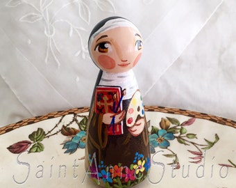 Saint Catherine of Bologna Catholic Saint Doll Toy - Made to Order