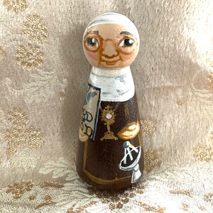 Mother Angelica of EWTN Catholic Saint Doll Wooden Toy Made to Order image 2