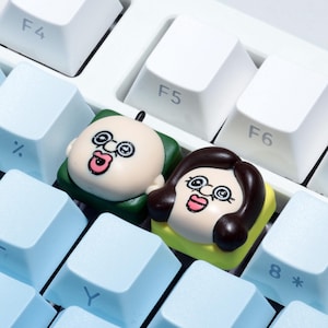 Bang Bang Yuzhi Keycap Epoxidharz geschichteten kundenspezifische Artisan Keycap handgefertigt mit Cherry MX handpoliertem Finish kundenspezifisches Geburtstagsgeschenk für Sie
