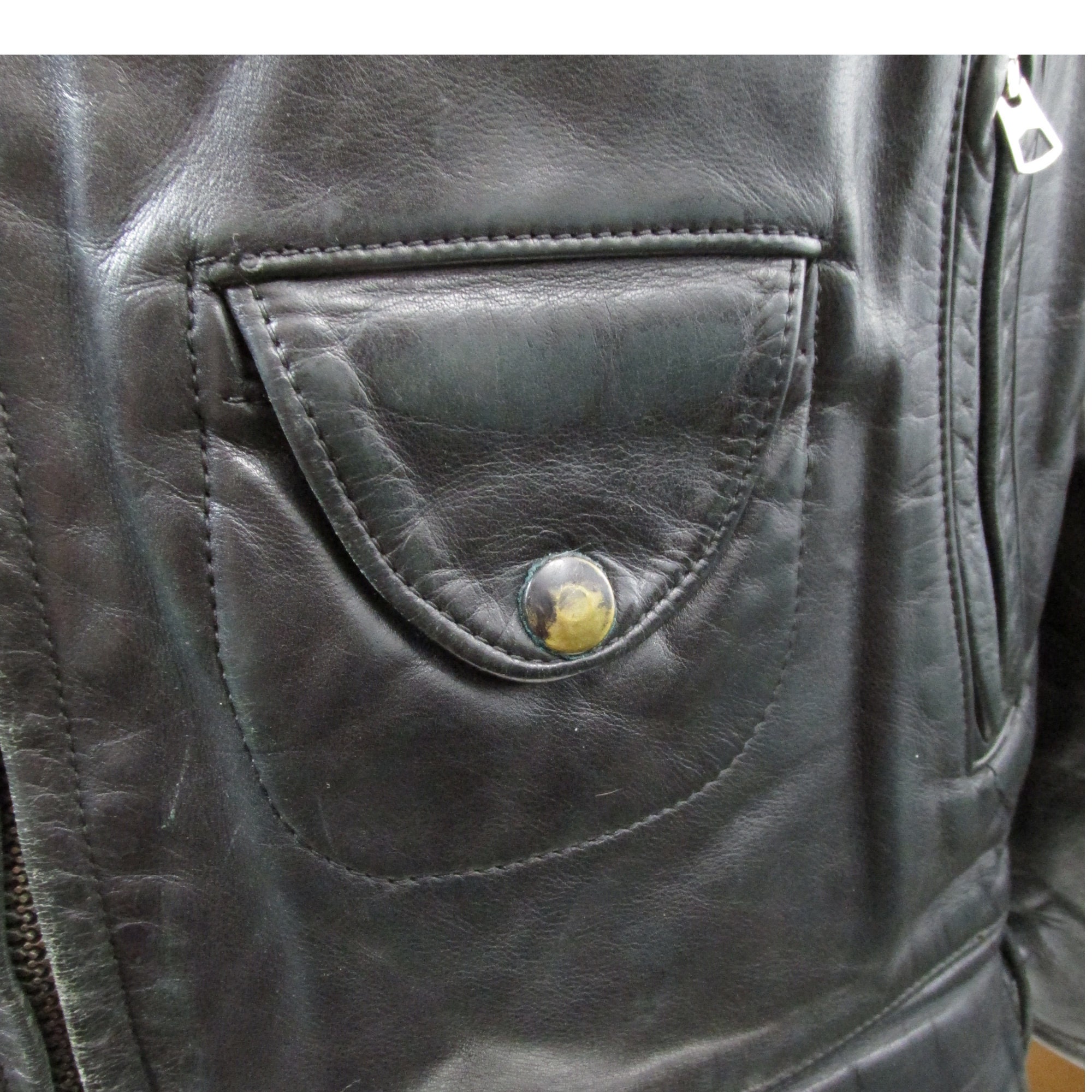 vintage‼︎ W-Riders JKT. Leather Forever Vintage 1970s Mens Leather Forever 17th and Castro San Francisco