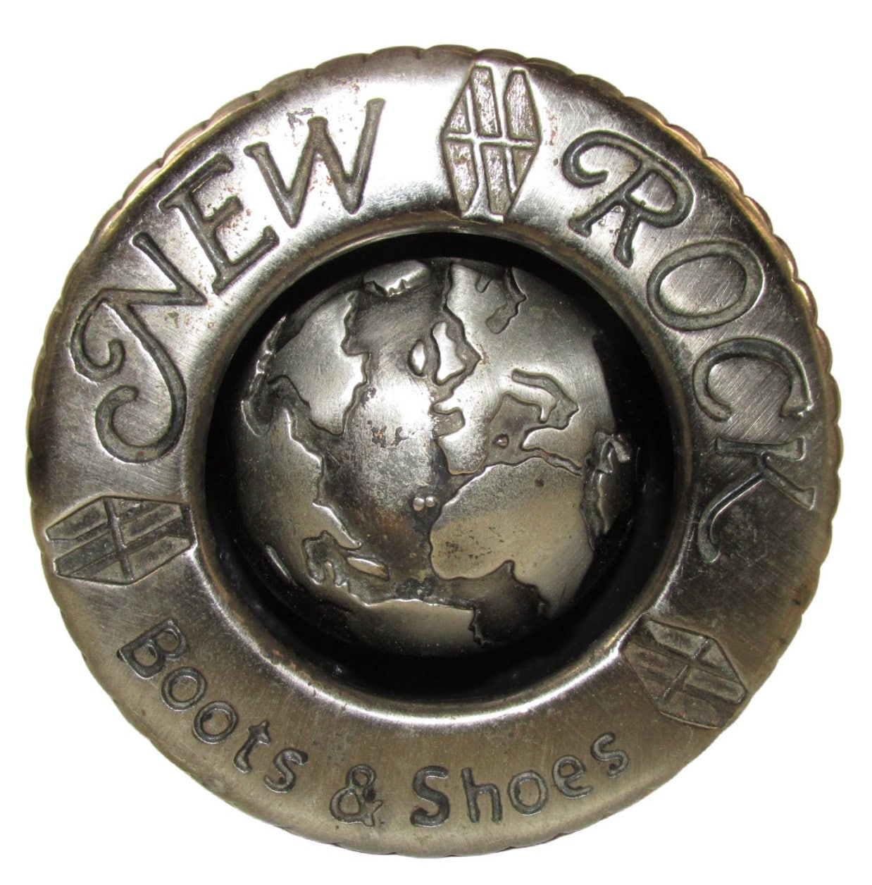 【新品未使用】BoTT OG LOGO ASHTRAY New Rock Boots Promotional Advertising Earth Metal Top