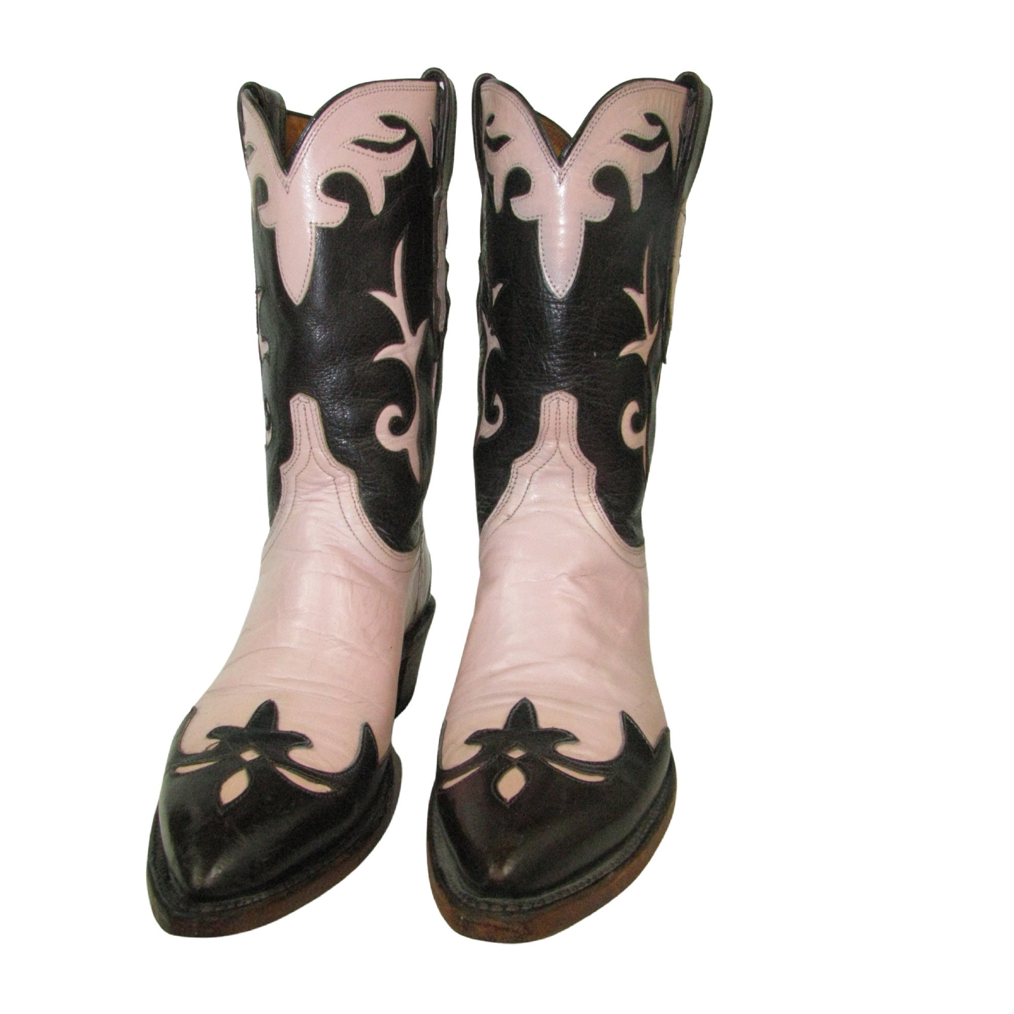 lucchese patent leather boots