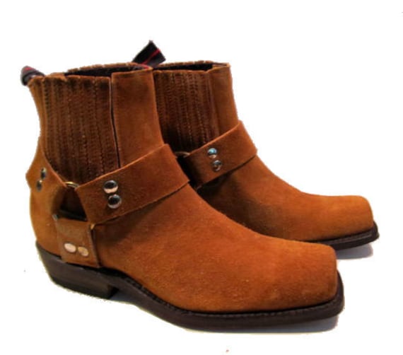 SHOEHI ■ Nana Cowhide Suede Two Belt Boots (3Colors) MUSINSA | SHOEHI Nana Cowhide Suede Two Belt Boots_B1342