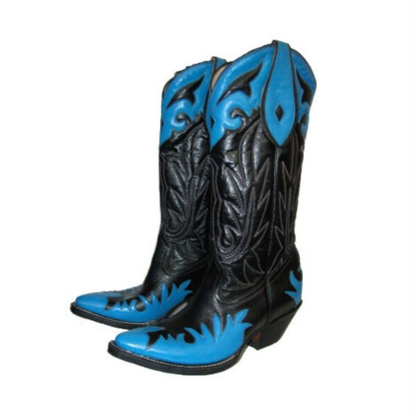 Tall Cowboy Boots Etsy