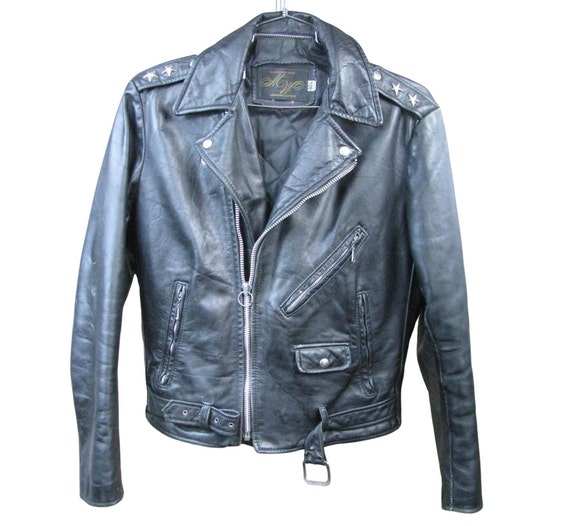 Vintage 1960s Two Star Motorcycle Jacket Mens Montgomery Wards - Etsy