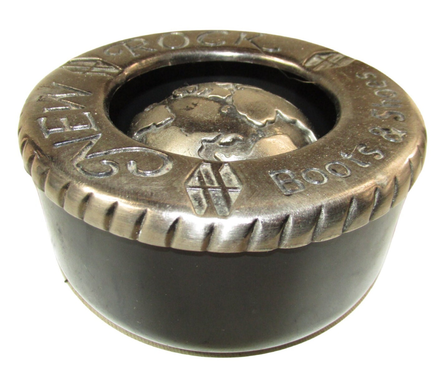 New Rock Boots Promotional Advertising Earth Metal Top