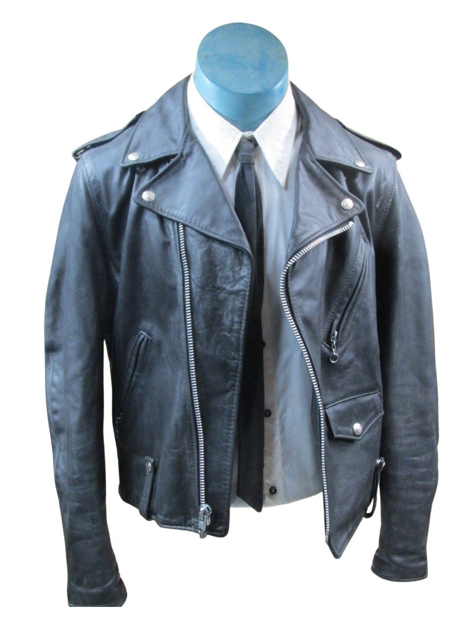 Vintage Schott Perfecto NYC Motorcycle Jacket Style 125 Mens