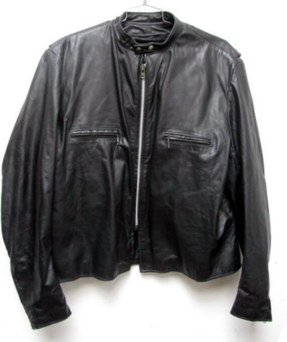 Brooks Cafe Racer Motorcycle Jacket Vintage Mens … - image 6