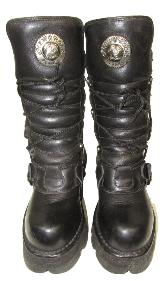 New Rock Planet Cybergoth Platform Boots Women's … - image 3