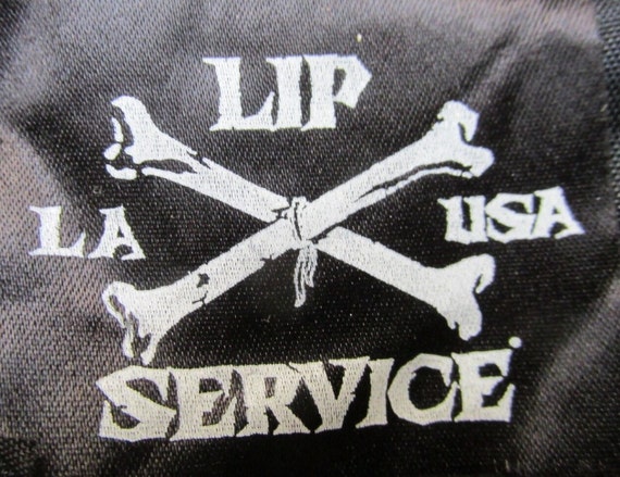 Vintage 1980s Lip Service Los Angeles Mens Blue C… - image 3