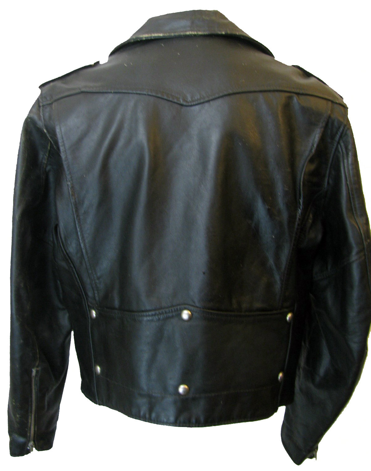 Vintage 1960s Sears Oakbrook Sportswear D Pocket Black Leather