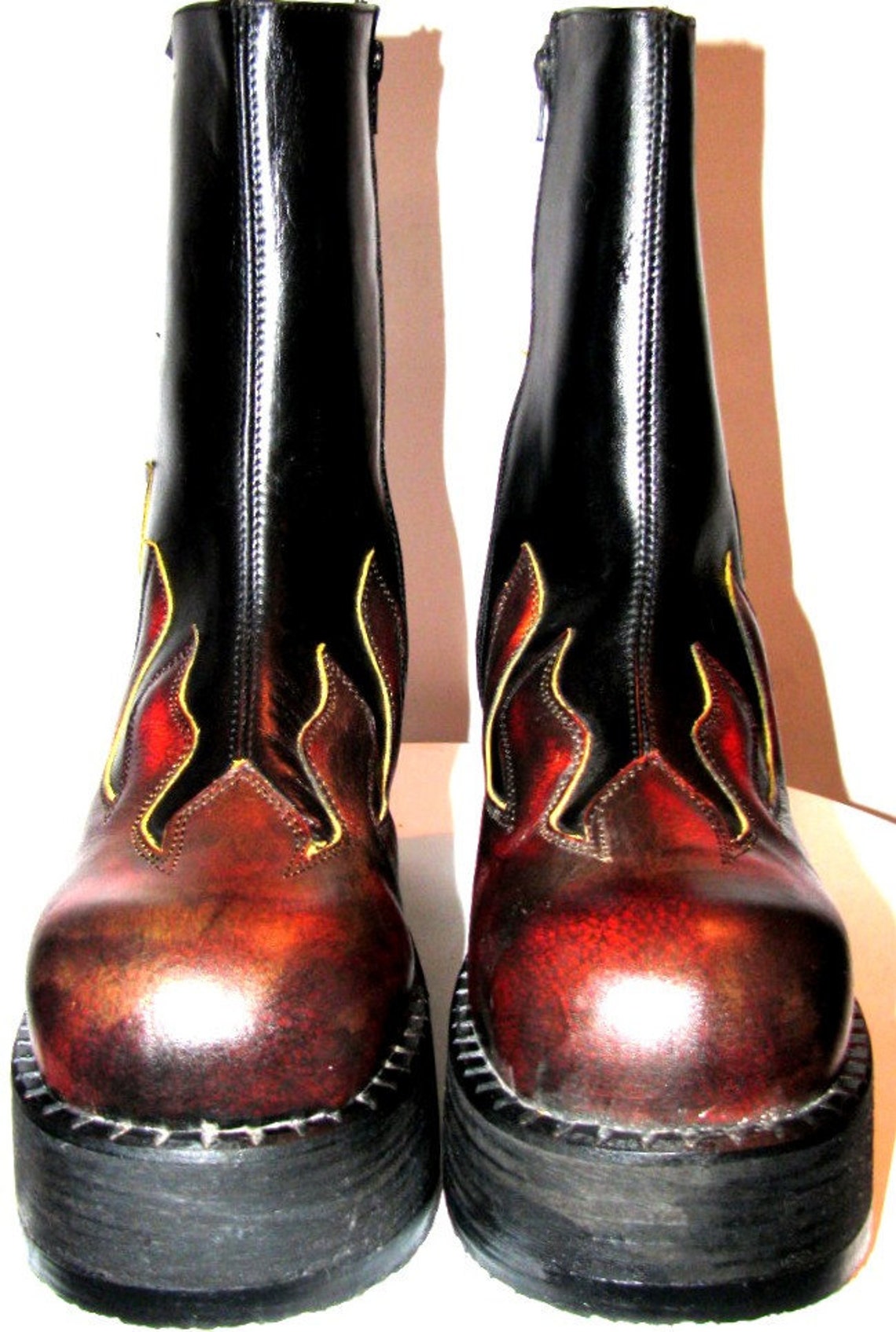 2 inch platform boots
