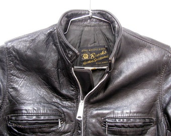 vintage brooks leather jacket