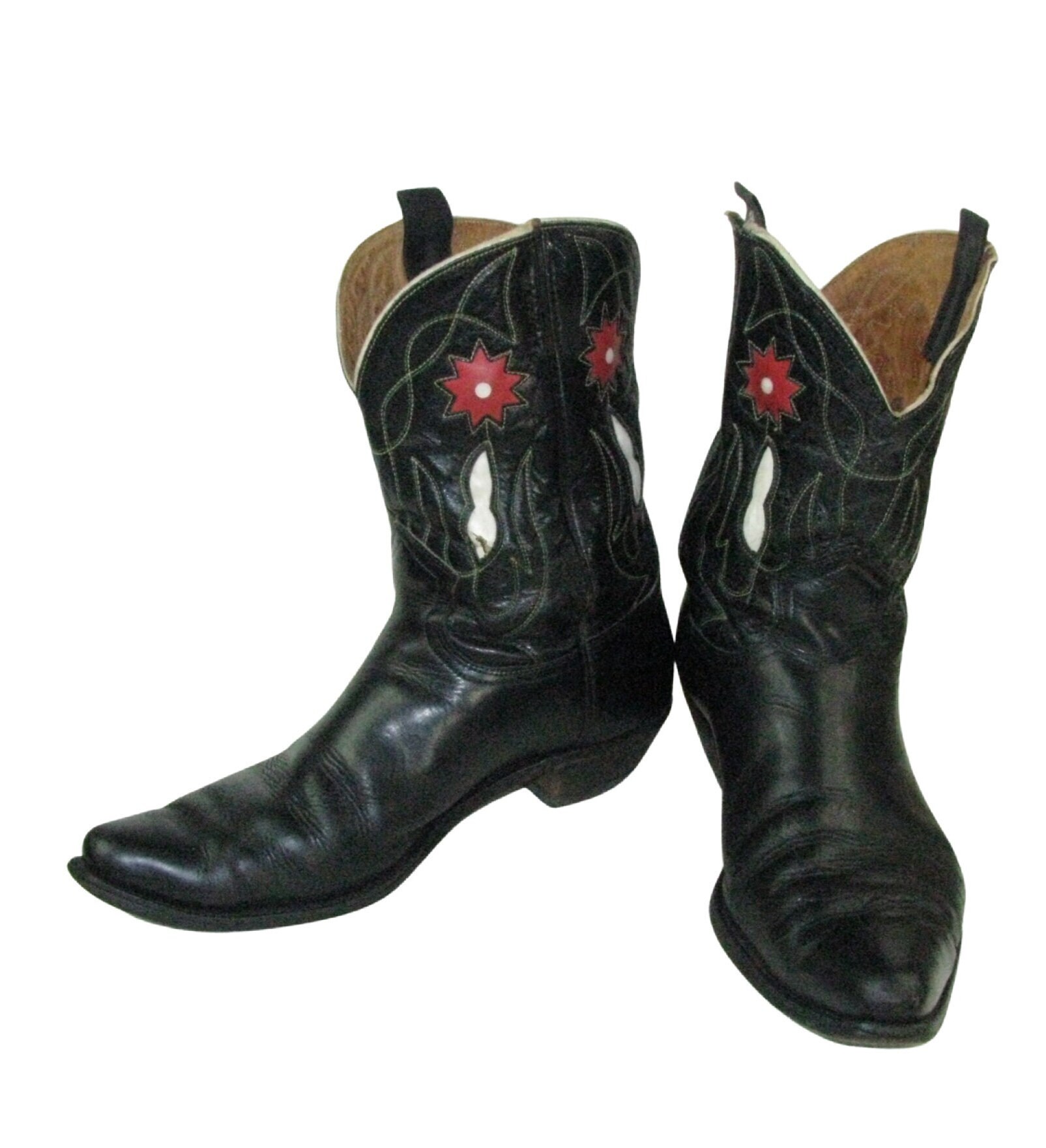Rare Find Vintage 1940s Mens Frye Rancher Cowboy Boots Black
