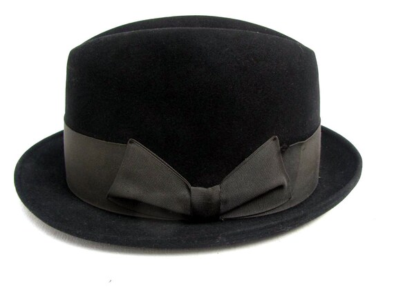 Vintage Mens Resistal Hat Black 1960s Mod Rude Boy Fedora Mns - Etsy