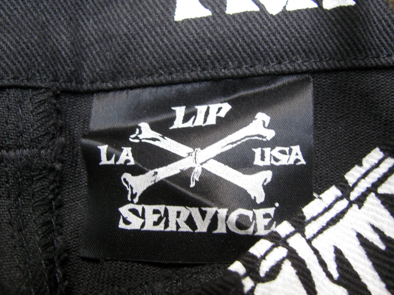 Vintage Lip Service Jeans Mens Black and White Kill City Skull Etsy